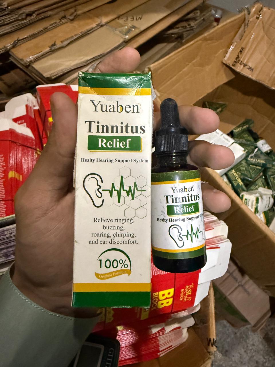 Yuaben Tinnitus Relief Drops | Healthy Hearing Support System | 60ml