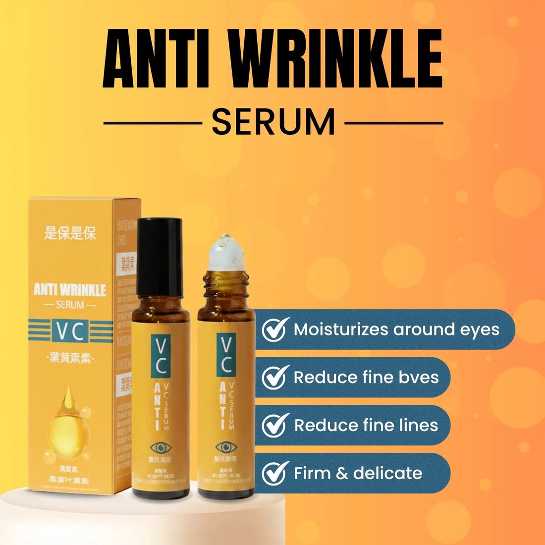 Lutein Anti-Wrinkle Serum – for Smooth, Youthful Skin