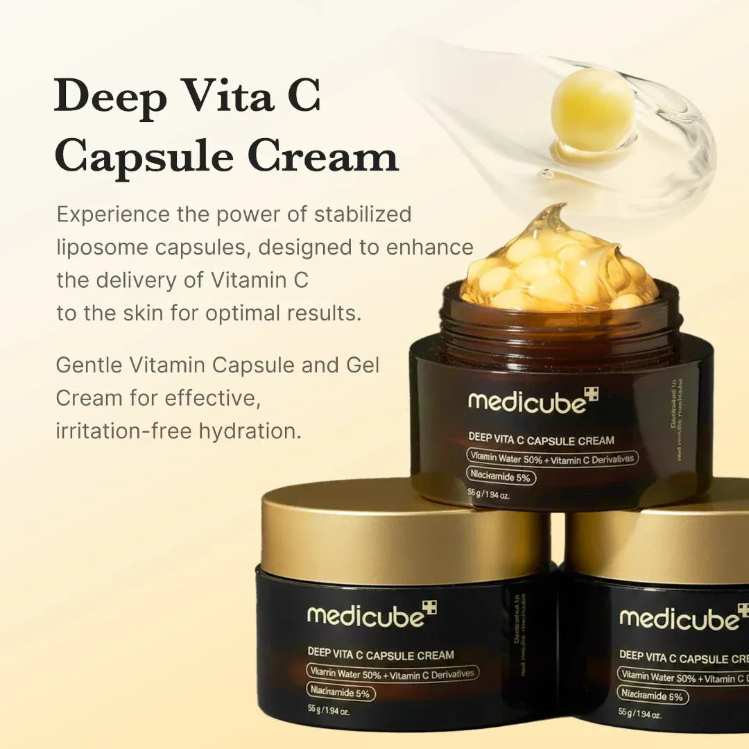 Medicube Deep Vita C Capsule Cream 55g | Glowing Skin Care