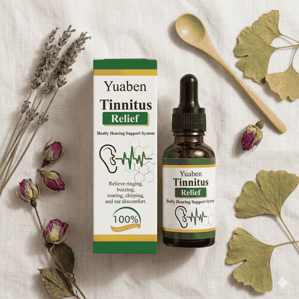 Yuaben Tinnitus Relief Drops | Healthy Hearing Support System | 60ml